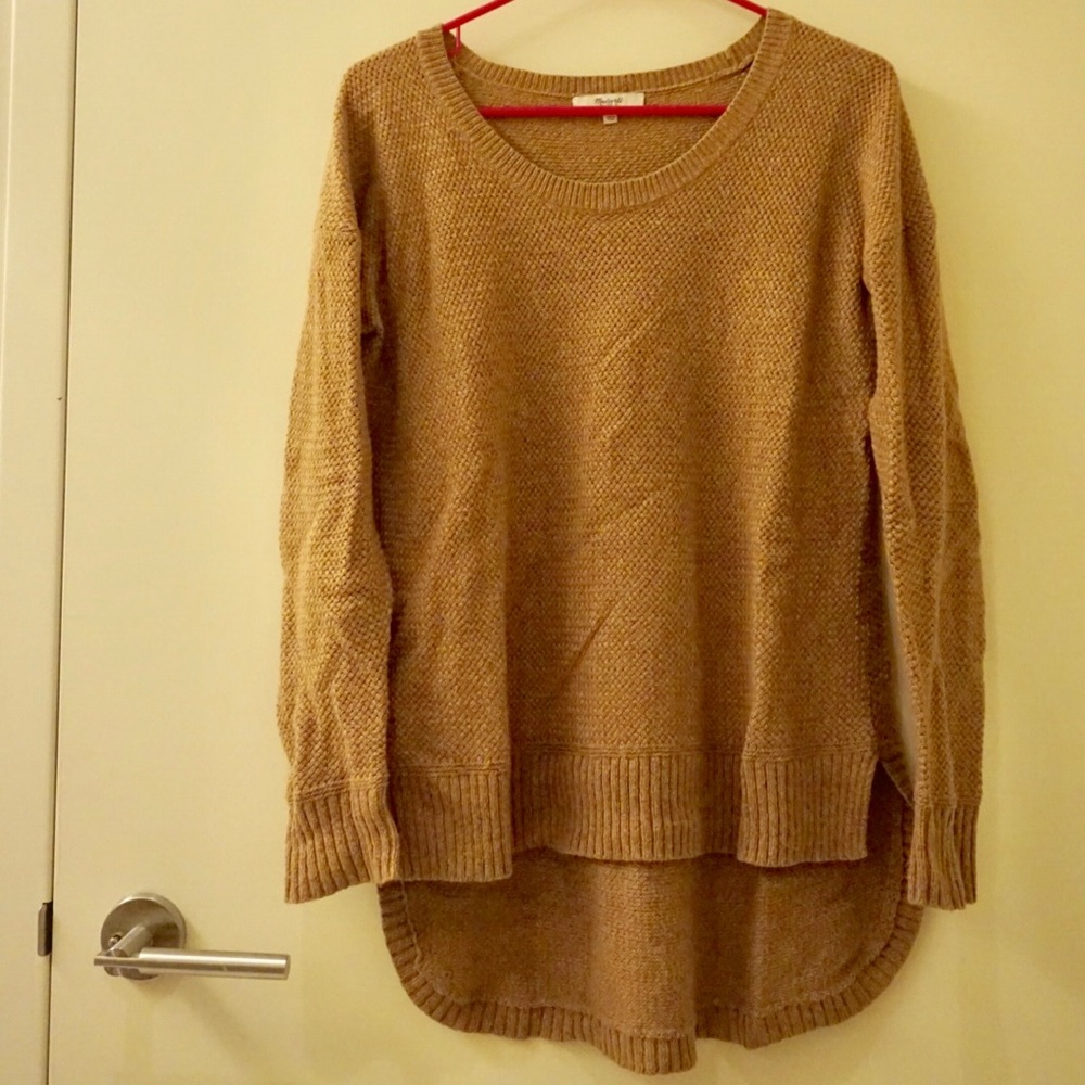 Madewell Tan Pullover Sweater